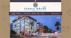 Desktop Screenshot of alanyabuyukhotel.com