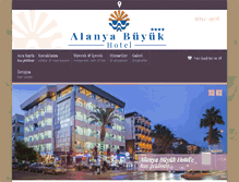Tablet Screenshot of alanyabuyukhotel.com